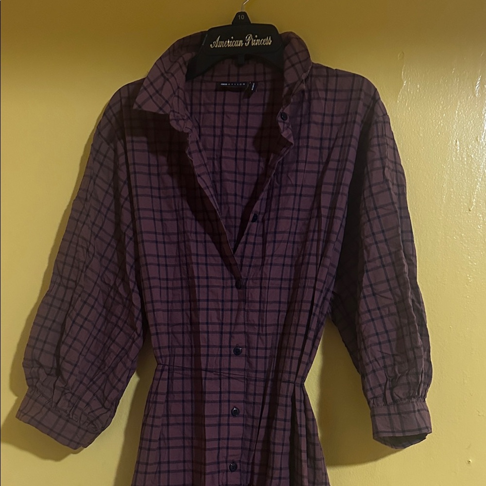 ASOS Plaid Maxi Dress